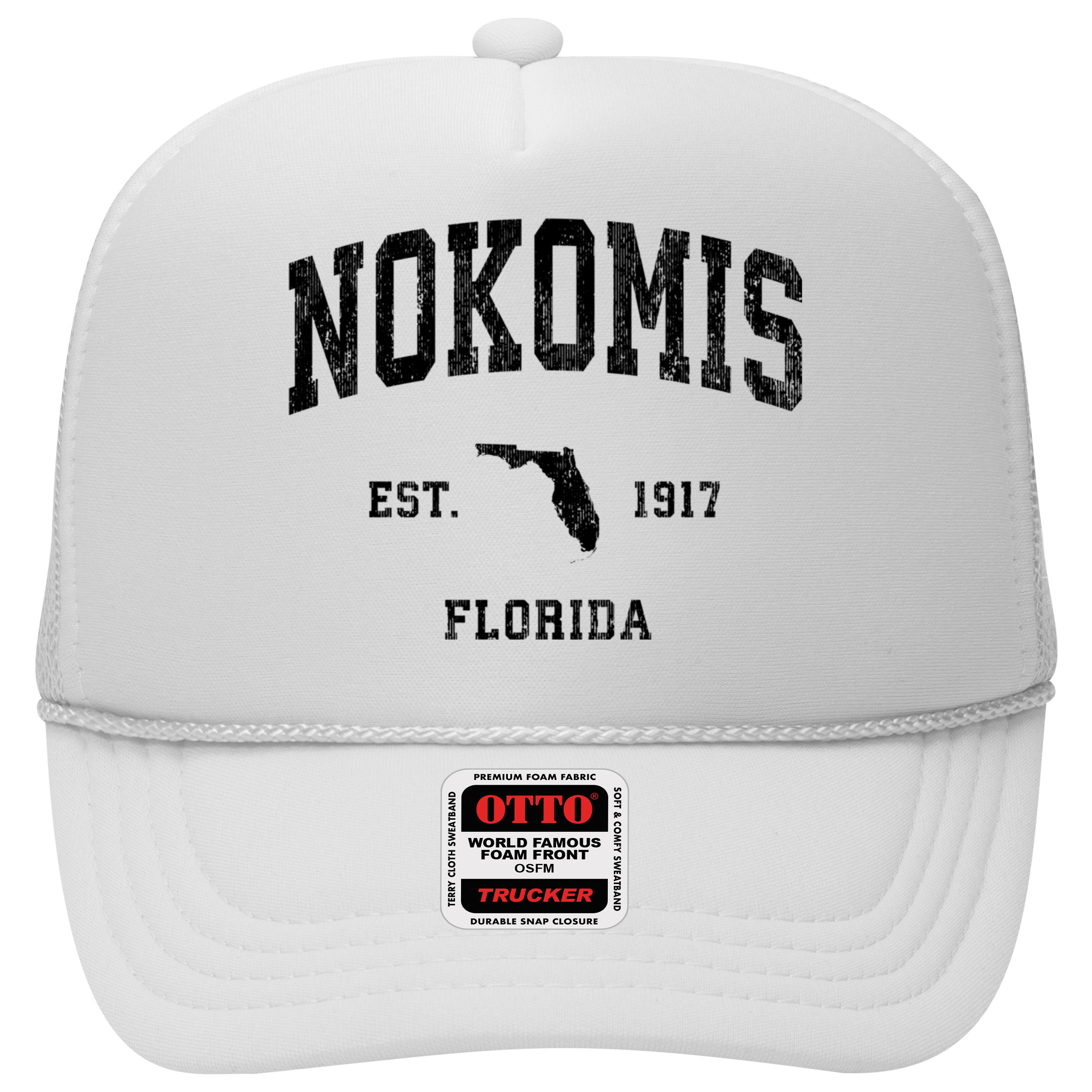 Nokomis Florida Fl Vintage Established Athletic Sports Design Hat