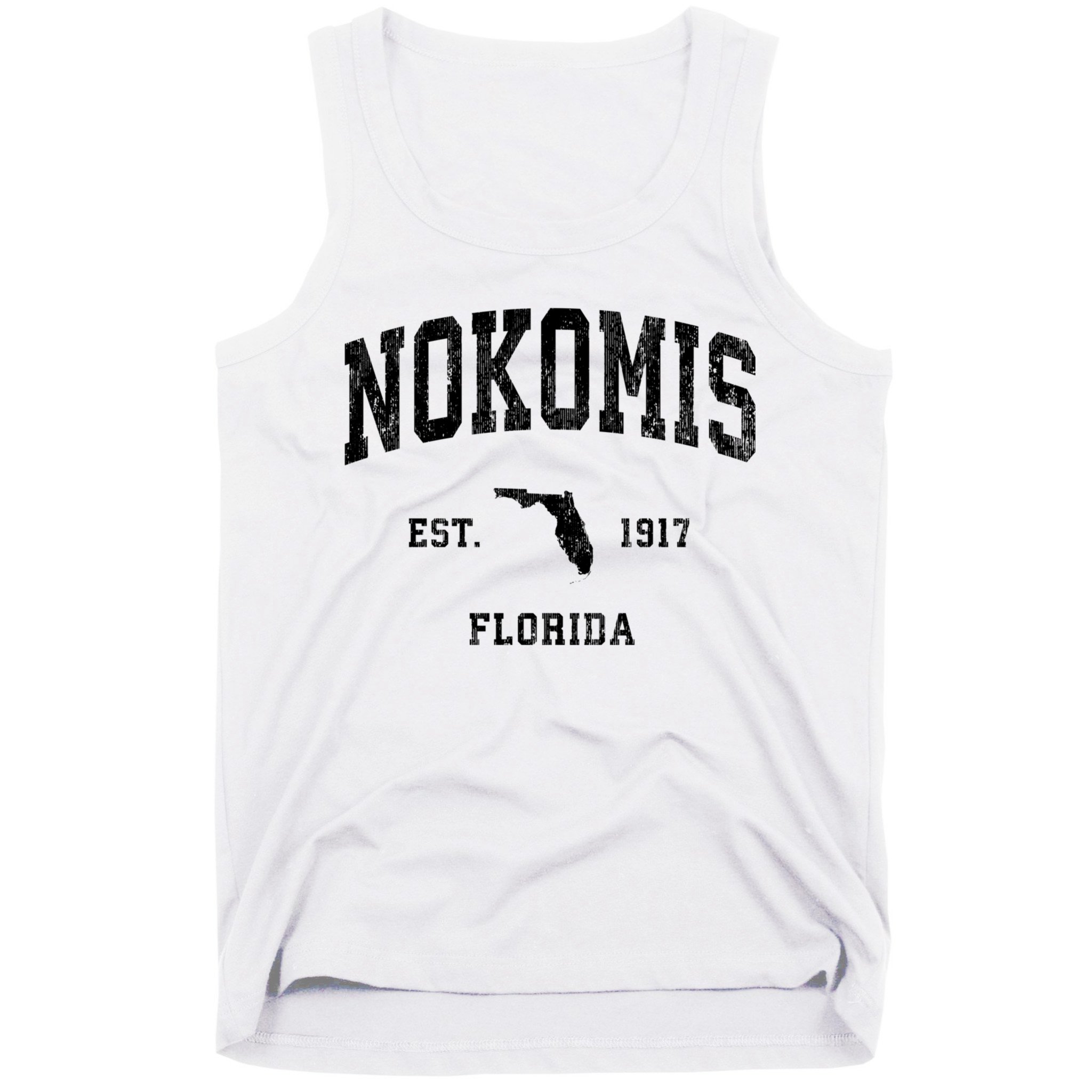 Nokomis Florida Fl Vintage Established Athletic Sports Design Tank Top