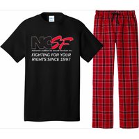 Ncsf Fighting For Your Rights Since 1997 Darker Colors Pajama Set