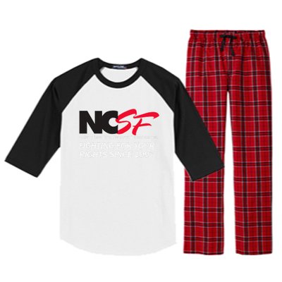 Ncsf Fighting For Your Rights Since 1997 Darker Colors Raglan Sleeve Pajama Set