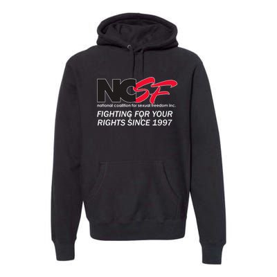 Ncsf Fighting For Your Rights Since 1997 Darker Colors Premium Hoodie