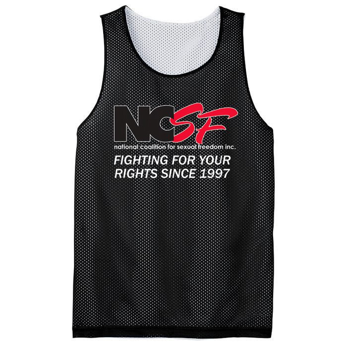 Ncsf Fighting For Your Rights Since 1997 Darker Colors Mesh Reversible Basketball Jersey Tank