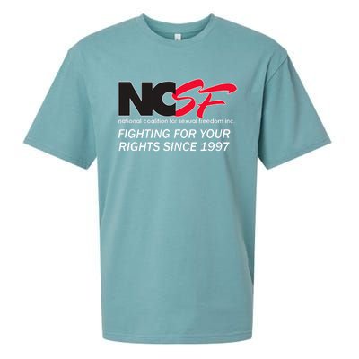 Ncsf Fighting For Your Rights Since 1997 Darker Colors Sueded Cloud Jersey T-Shirt