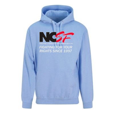 Ncsf Fighting For Your Rights Since 1997 Darker Colors Unisex Surf Hoodie