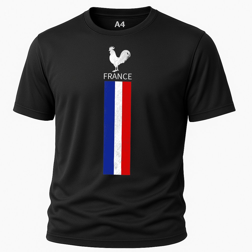 National France Flag Jersey French Football Soccer Team Cooling Performance Crew T-Shirt