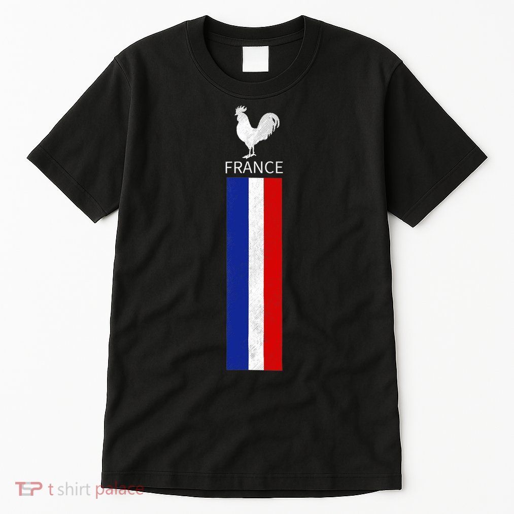 National France Flag Jersey French Football Soccer Team Tall T-Shirt