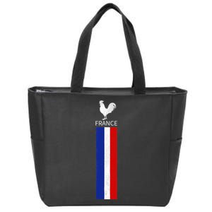 National France Flag Jersey French Football Soccer Team Zip Tote Bag