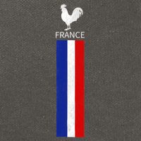 National France Flag Jersey French Football Soccer Team Cotton Canvas Backpack