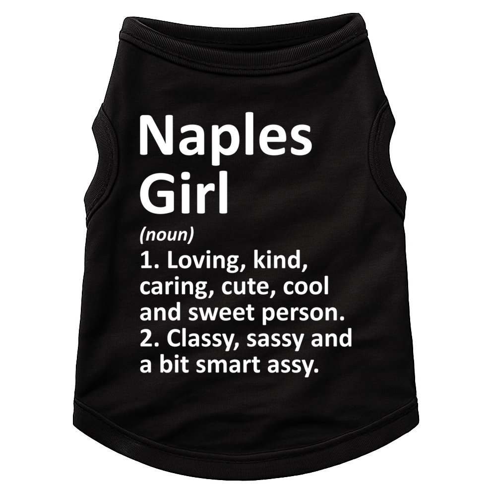 Naples Fl Florida Funny City Home Roots Gift Meaningful Gift Doggie Tank