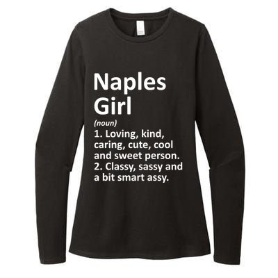 Naples Fl Florida Funny City Home Roots Gift Meaningful Gift Womens CVC Long Sleeve Shirt