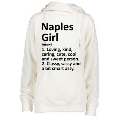 Naples Fl Florida Funny City Home Roots Gift Meaningful Gift Womens Funnel Neck Pullover Hood