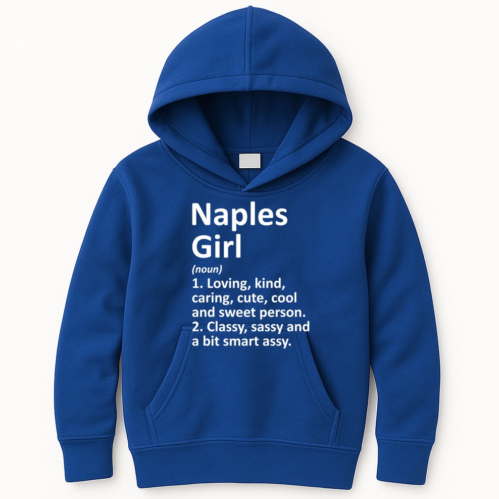 Naples Fl Florida Funny City Home Roots Gift Meaningful Gift Kids Hoodie
