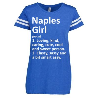 Naples Fl Florida Funny City Home Roots Gift Meaningful Gift Enza Ladies Jersey Football T-Shirt