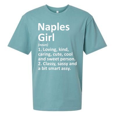 Naples Fl Florida Funny City Home Roots Gift Meaningful Gift Sueded Cloud Jersey T-Shirt