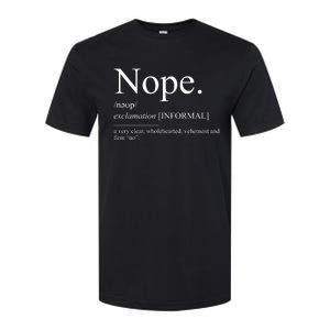 Nope For Family Reunion Sarcastic No Softstyle CVC T-Shirt