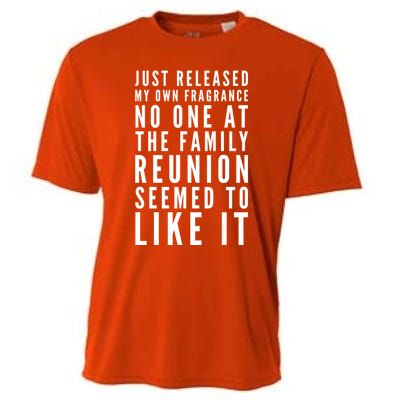 New Fragrance Funny Flatulence Family Reunion Novelty Tee Gift Cooling Performance Crew T-Shirt