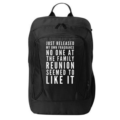 New Fragrance Funny Flatulence Family Reunion Novelty Tee Gift City Backpack