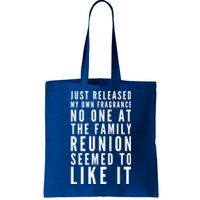 New Fragrance Funny Flatulence Family Reunion Novelty Tee Gift Tote Bag