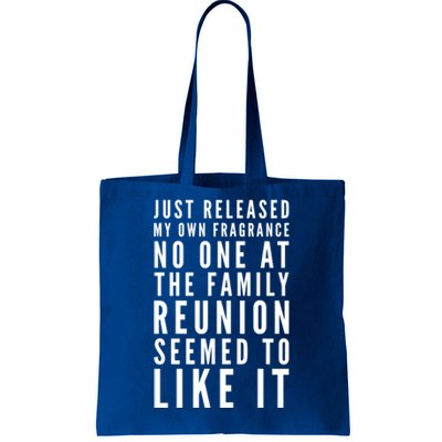 New Fragrance Funny Flatulence Family Reunion Novelty Tee Gift Tote Bag