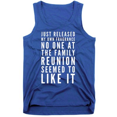 New Fragrance Funny Flatulence Family Reunion Novelty Tee Gift Tank Top