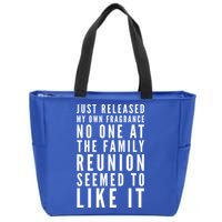 New Fragrance Funny Flatulence Family Reunion Novelty Tee Gift Zip Tote Bag