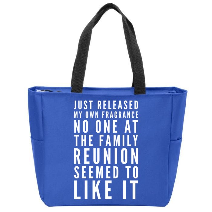 New Fragrance Funny Flatulence Family Reunion Novelty Tee Gift Zip Tote Bag