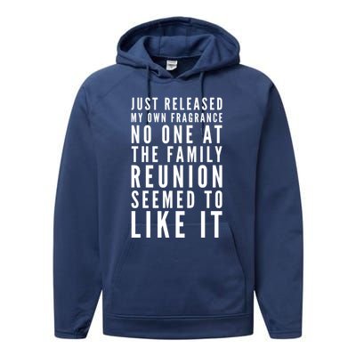 New Fragrance Funny Flatulence Family Reunion Novelty Tee Gift Performance Fleece Hoodie