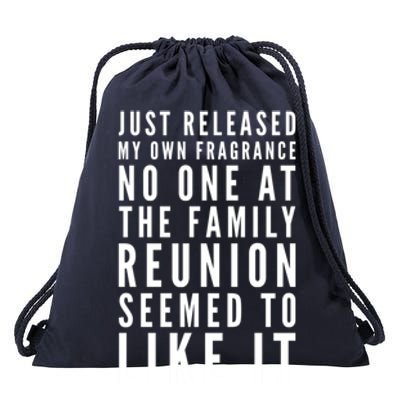 New Fragrance Funny Flatulence Family Reunion Novelty Tee Gift Drawstring Bag