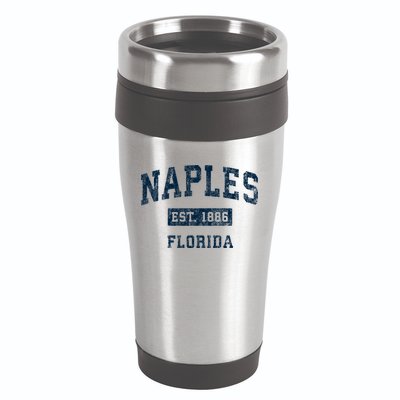 Naples Florida Fl Vintage Sports Design 16oz Travel Tumbler