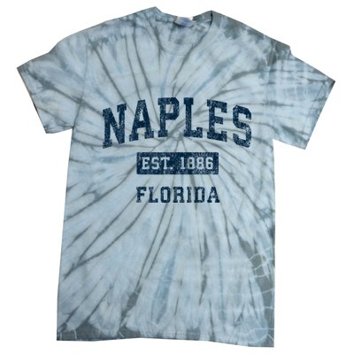 Naples Florida Fl Vintage Sports Design Tie-Dye T-Shirt