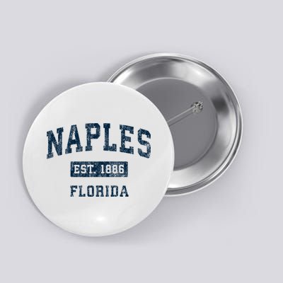 Naples Florida Fl Vintage Sports Design Button