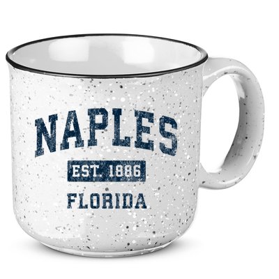 Naples Florida Fl Vintage Sports Design 15oz Campfire Ceramic Mug