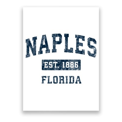 Naples Florida Fl Vintage Sports Design Poster