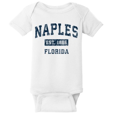 Naples Florida Fl Vintage Sports Design Baby Bodysuit