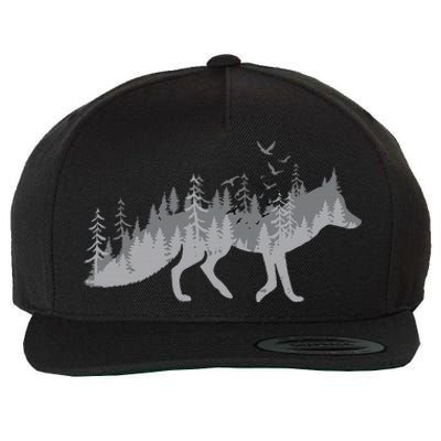 Nature Fox Forest Zookeeper Wildlife Animal Lover Wool Snapback Cap