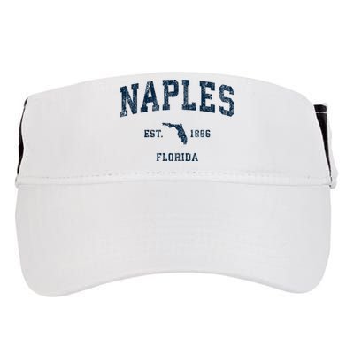 Naples Florida Fl Vintage Sports Adult Drive Performance Visor