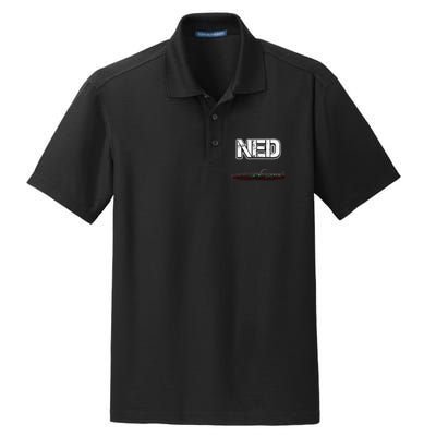 NED Freshwater Fishing Lure Largemouth Bass Dry Zone Grid Polo