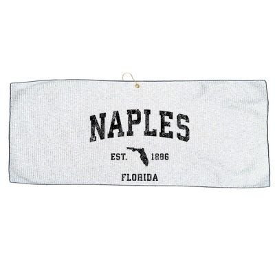 Naples Florida Fl Vintage Established Sports Design Large Microfiber Waffle Golf Towel