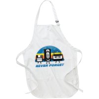 Never Forget Funny Retro Vintage Vhs Cassette Floppy Disk Apron