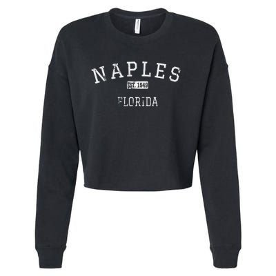 Naples Florida FL Vintage Cropped Pullover Crew