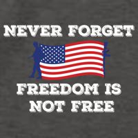 Never Forget Freedom Is Not Free Army Veterans Gift Vector Backpack