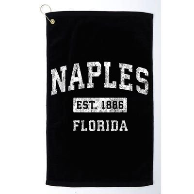 Naples Florida Fl Vintage Established Sports Design Golf Towel