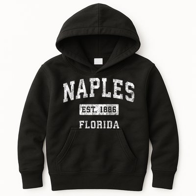 Naples Florida Fl Vintage Established Sports Design Kids Hoodie