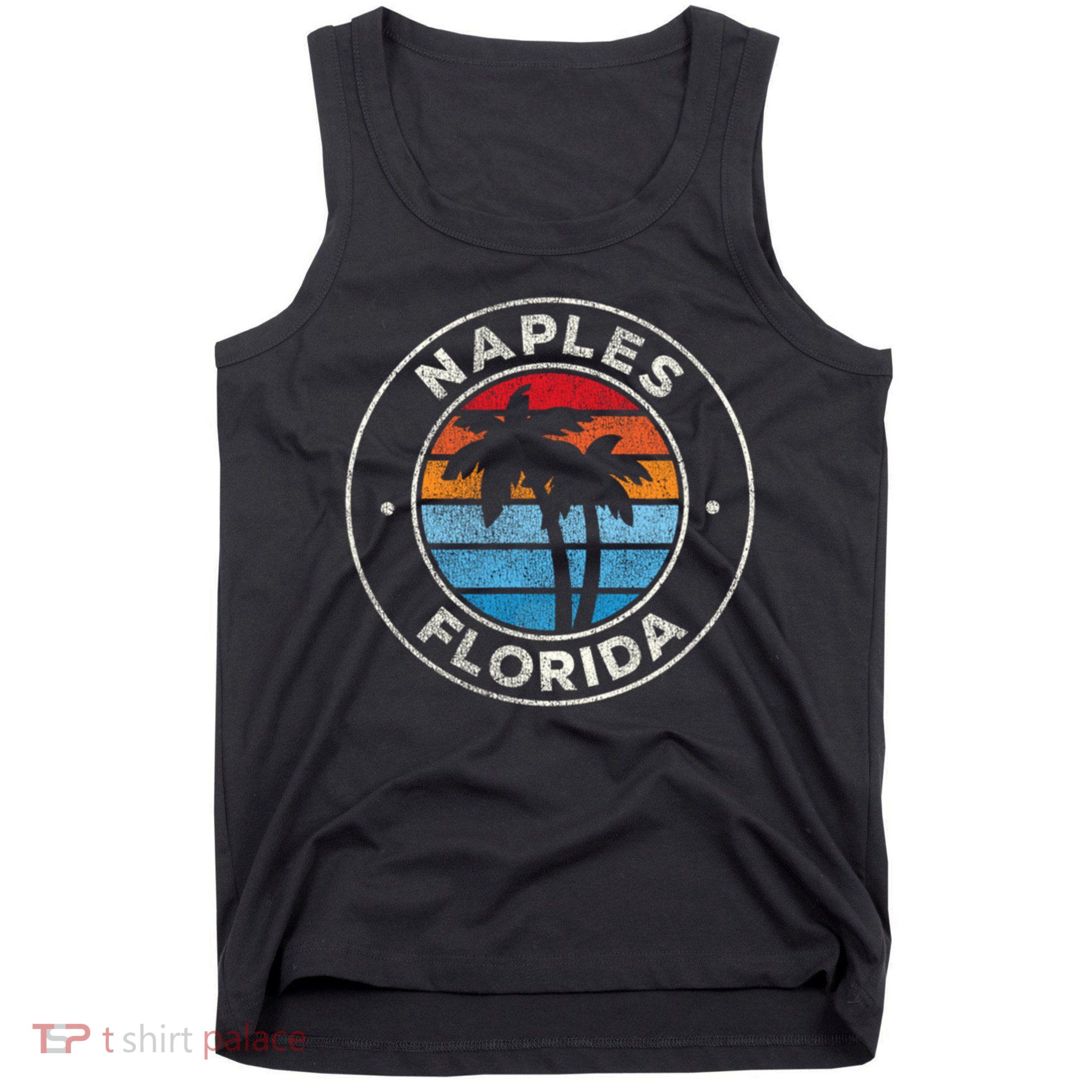 Naples Florida FL Vintage Graphic Retro 70s Tank Top