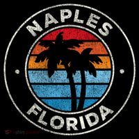 Naples Florida FL Vintage Graphic Retro 70s Tank Top