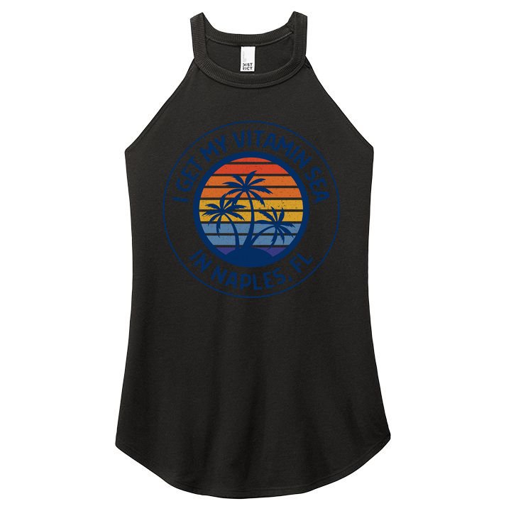 Naples Florida Fun Naples Vacation Naples Beach Naples Fl Gift Women's Perfect Tri Rocker Tank