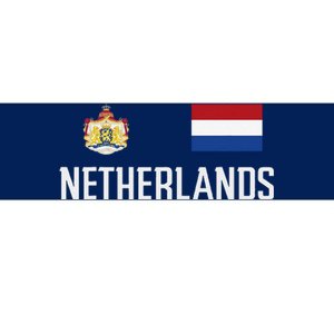 Netherlands Flag Football Soccer Fan Gift Bumper Sticker