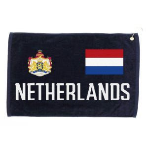 Netherlands Flag Football Soccer Fan Gift Grommeted Golf Towel