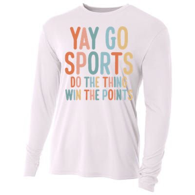 Nonsports Fan Go Sports Yay Sports Cooling Performance Long Sleeve Crew