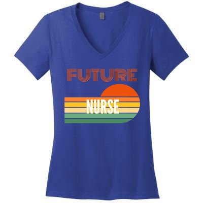 Nurse Funny Gift Future Nurse Funny Gift Women's V-Neck T-Shirt